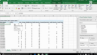 Excel cells display