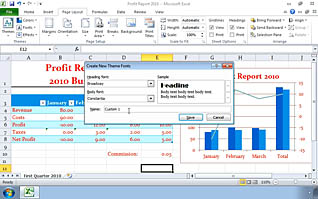 Course screen