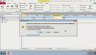 Microsoft Access 2010: Controlling Data Entry - Image 2