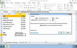 Microsoft Excel 2010 - Auditing Worksheets - Image 3