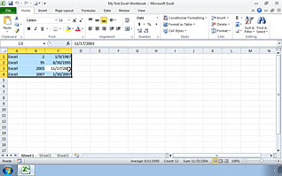 Microsoft Excel 2010: Getting Started with Excel - Image 4