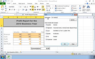 Microsoft Excel 2010: Modifying the Appearance of a Worksheet - Image 4