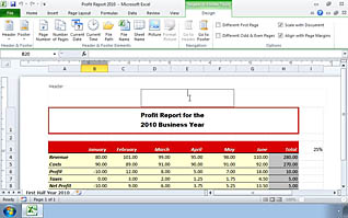 Microsoft Excel 2010 - Printing Excel Workbooks - Image 3