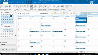 Microsoft Outlook 2016 Level 1.7: Working with the Calendar - Image 3