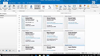 Microsoft Outlook 2016 Level 1.6: Working with Contacts - Image 3