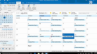 Microsoft Outlook 2016 Level 2.5: Working with Calendar Settings - Image 3