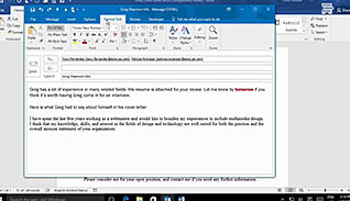 Microsoft Outlook 2016 Level 1.2: Formatting Messages - Image 3