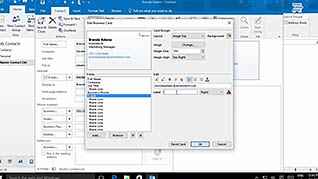 Microsoft Outlook 2016 Level 2.6: Managing Contacts - Image 4