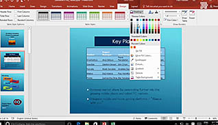 Microsoft PowerPoint 2016 Level 1.6: Adding Tables to Your Presentation - Image 3