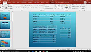 Microsoft PowerPoint 2016 Level 1.6: Adding Tables to Your Presentation - Image 4