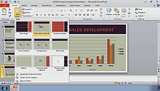 Microsoft PowerPoint 2010: Customizing a Design Template - Image 2