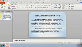 Microsoft PowerPoint 2010: Formatting Text on Slides - Image 3