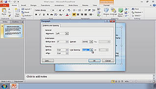 Microsoft PowerPoint 2010: Formatting Text on Slides - Image 4
