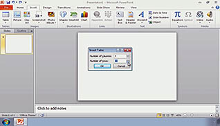 Microsoft PowerPoint 2010: Working with Tables and Charts - Image 2