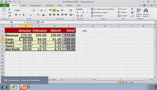 Microsoft PowerPoint 2010: Working with Tables and Charts - Image 4