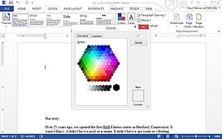 Microsoft Word 2013: Controlling Page Appearance - Image 2