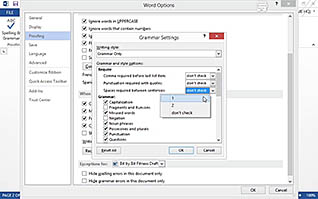 Microsoft Word 2013: Proofing a Document - Image 2