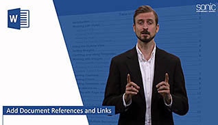 Microsoft Word 2016 Level 3.4: Adding Document References and Links - Image 2