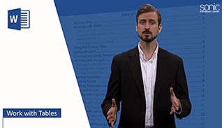 Microsoft Word 2016 Level 1.5: Adding Tables - Image 2