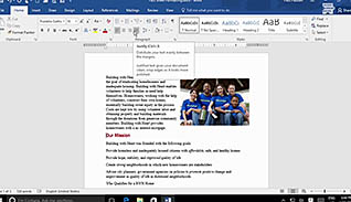 Microsoft Word 2016 Level 1.2: Formatting Text and Paragraphs - Image 2