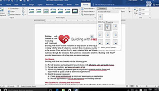 Microsoft Word 2016 Level 1.6: Inserting Graphic Objects - Image 3