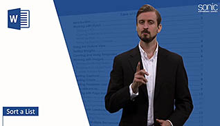 Microsoft Word 2016 Level 1.4: Managing Lists - Image 3