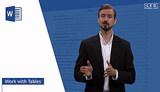 Microsoft Word 2016 Level 2.1: Organizing Content Using Tables and Charts - Image 4