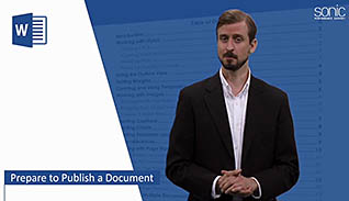 Microsoft Word 2016 Level 1.8: Preparing to Publish a Document - Image 3