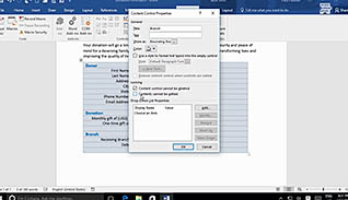 Microsoft Word 2016 Level 3.6: Using Forms to Manage Content - Image 3