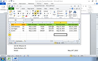 Microsoft Word 2010: Automating the Mail Merge - Image 3