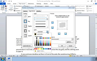 Microsoft Word 2010: Controlling the Appearance of Pages in a Word Document - Image 2