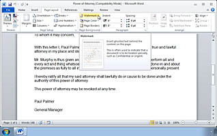 Microsoft Word 2010: Controlling the Appearance of Pages in a Word Document - Image 3