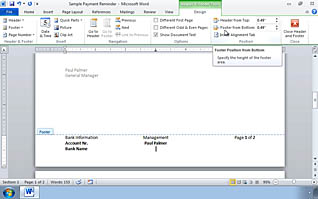 Microsoft Word 2010: Controlling the Appearance of Pages in a Word Document - Image 4