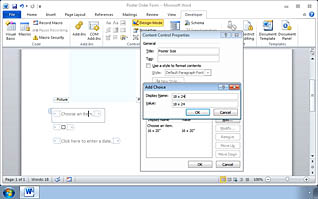 Microsoft Word 2010: Creating Forms - Image 4