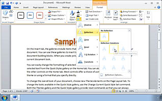 Microsoft Word 2010: Creating Customized Graphic Elements - Image 4