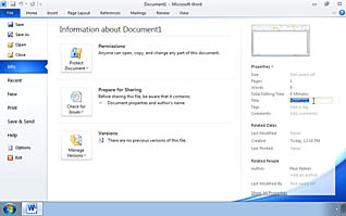 Microsoft Word 2010: Collaborating on Documents - Image 3