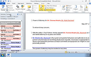 Microsoft Word 2010: Collaborating on Documents - Image 4