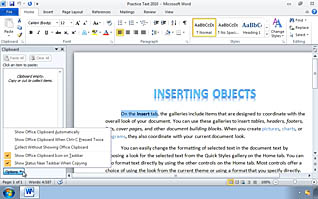 Microsoft Word 2010: Editing Text in a Word Document - Image 2