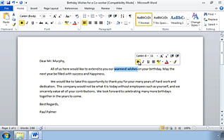 Microsoft Word 2010: Getting Started with Word 2010 - Image 3