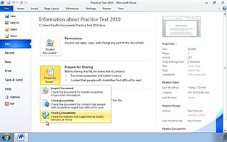 Microsoft Word 2010: Getting Started with Word 2010 - Image 4