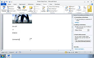 Microsoft Word 2010: Securing a Document - Image 3
