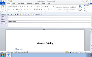Microsoft Word 2010: Using Microsoft Office Word 2010 with Other Programs - Image 4